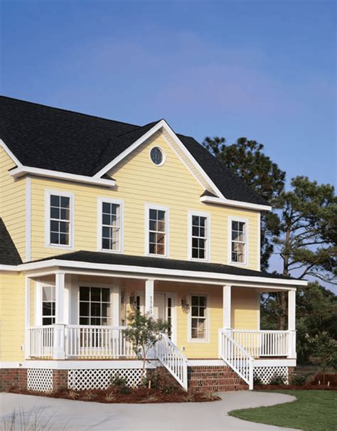 yellow house roof colors